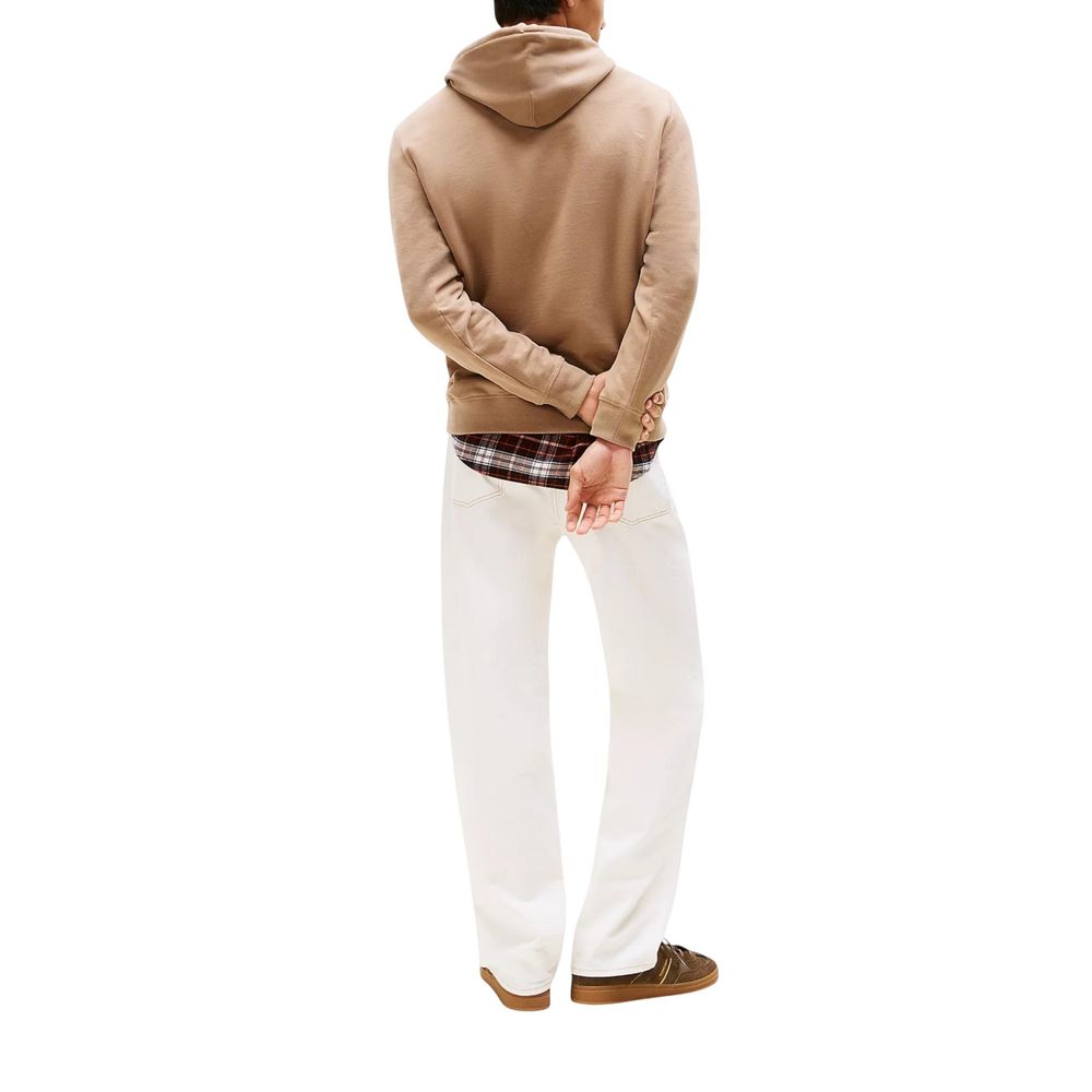 Tommy Hilfiger Jeans Beige Recycled Cotton Hoodie