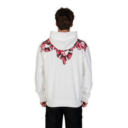 County of Milan White Cotton Hoodie