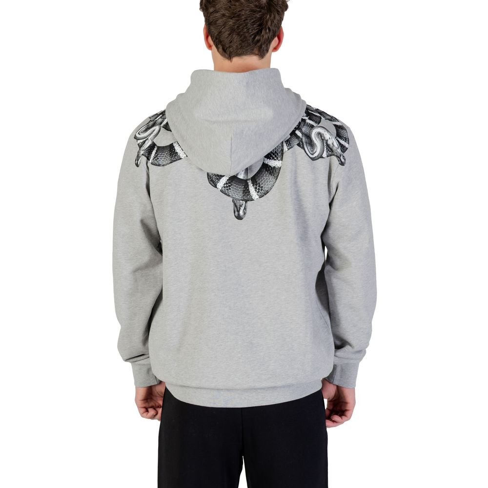 County of Milan Gray Cotton Hoodie