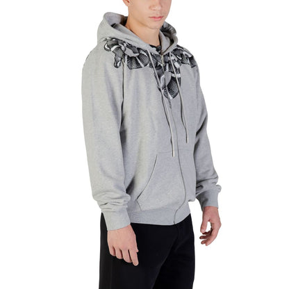 County of Milan Gray Cotton Hoodie