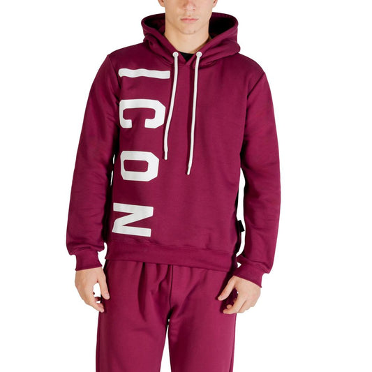 Icon Bordeaux Cotton Hoodie