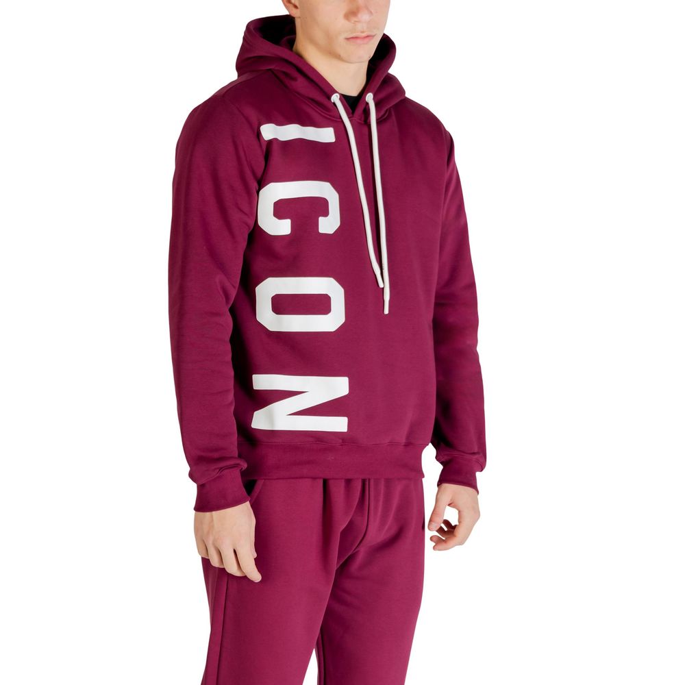 Icon Bordeaux Cotton Hoodie