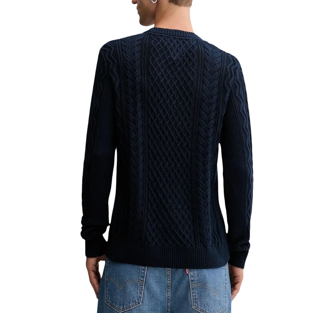 Tommy Hilfiger Jeans Blue Recycled Cotton Sweatshirt
