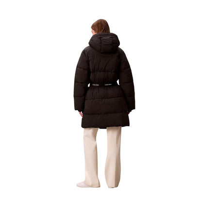 Calvin Klein Jeans Black Polyamide Coat