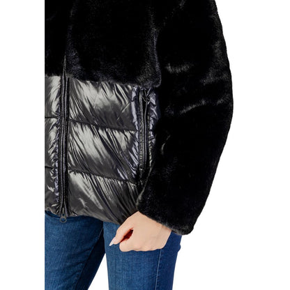 Blauer Black Polyester Coat