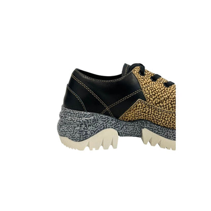 Borbonese Beige Leather Women Sneaker
