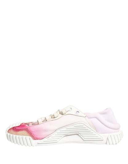 Dolce & Gabbana White NS1 Lace Up Low Top Sneakers Shoes