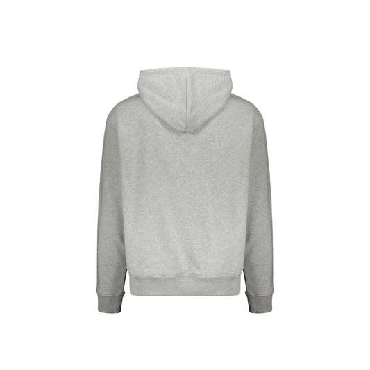 Balmain Gray Cotton Hoodie