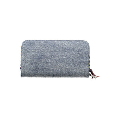 Desigual Azzurro Cotton Women Wallet