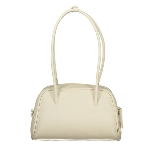 Coccinelle White Leather Handbag