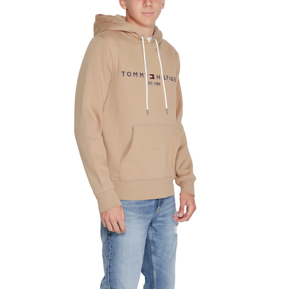 Tommy Hilfiger Beige Cotton Hoodie