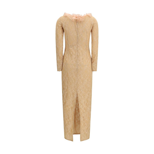 Alessandra Rich Multicolor Polyamide Cocktail Dress