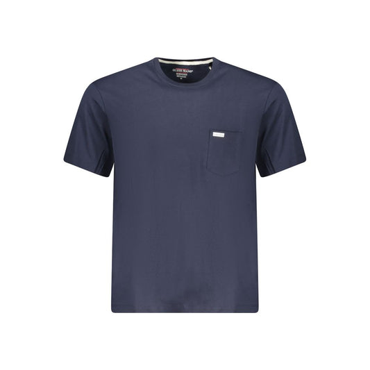 Guess Jeans Blue Organic Cotton Men T-Shirt