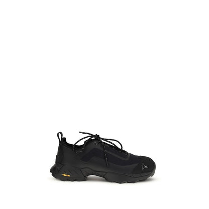 ROA Black Polyester Athletic Sneakers