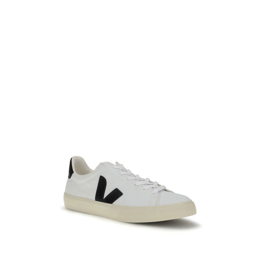 Veja White Calf Leather Bos Taurus Low Top Sneakers