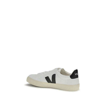 Veja White Calf Leather Bos Taurus Low Top Sneakers