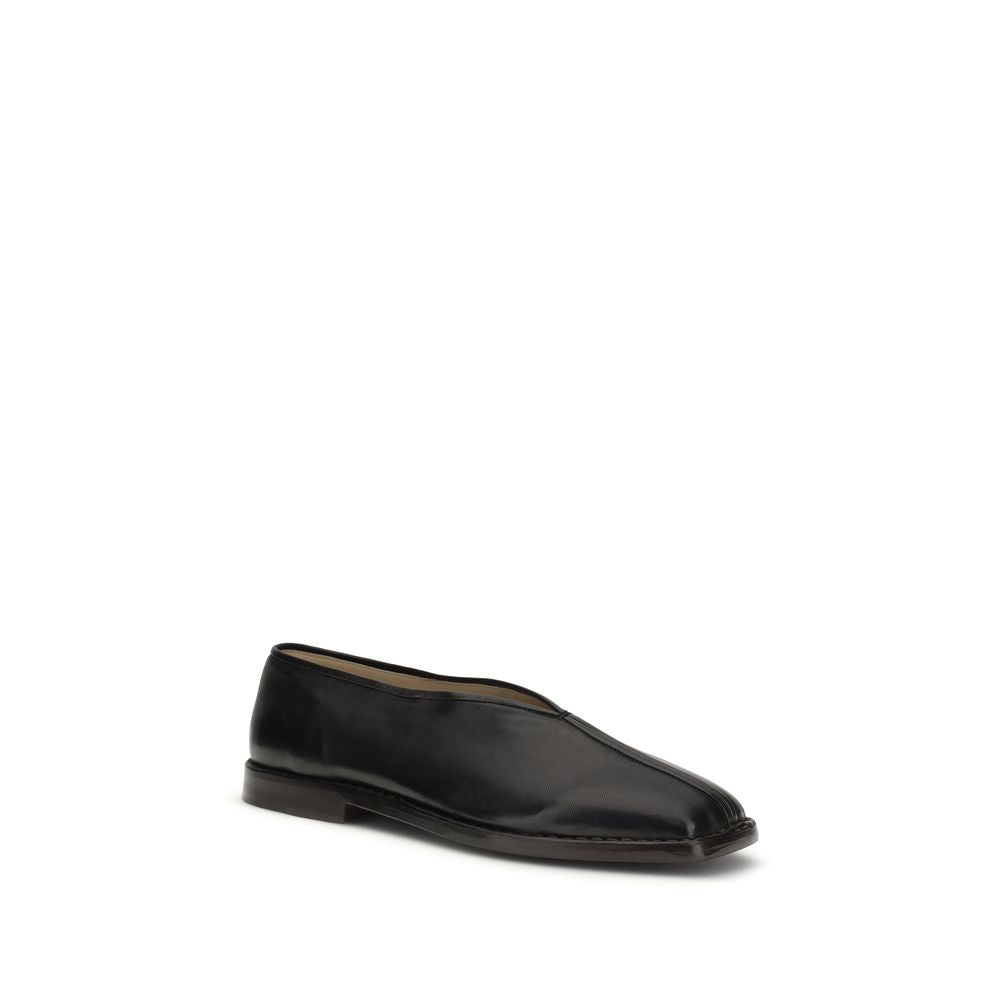 Lemaire Black Lamb Ovis Aries Aries Ballet Flats