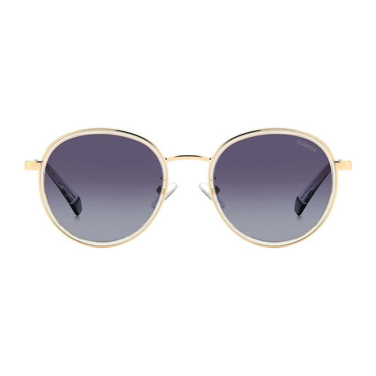 Polaroid Gold Stainless Steel Sunglasses