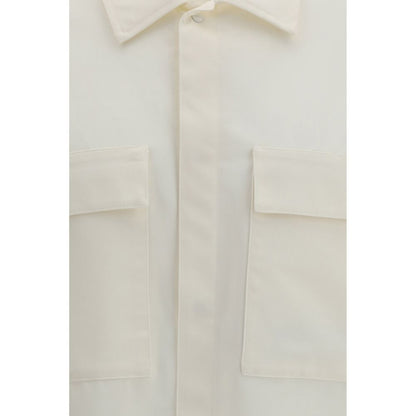 LAMINAR Beige Polyester Shortsleeve Shirt