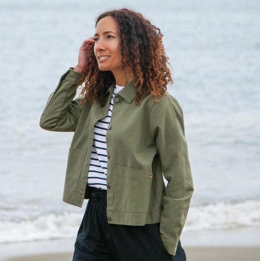 Women's Shacket Khaki Oat