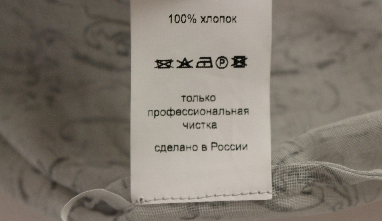 Vika Gazinskaya Blue Cotton Blouse Tunic