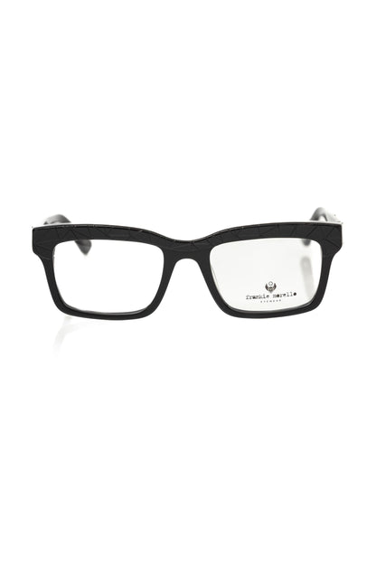 Frankie Morello Black Acetate Glasses Frame