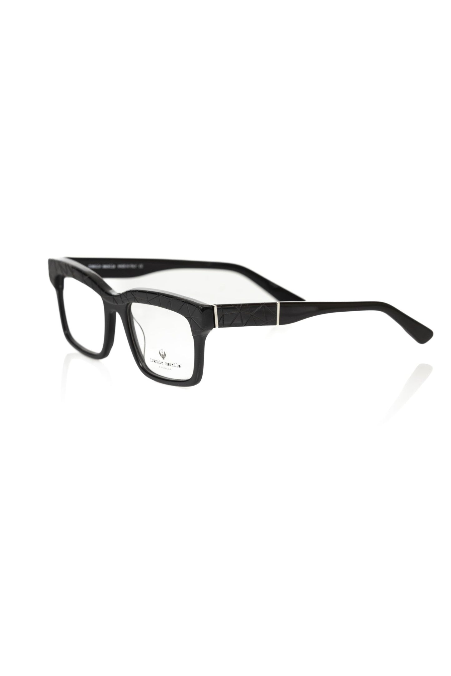 Frankie Morello Black Acetate Glasses Frame
