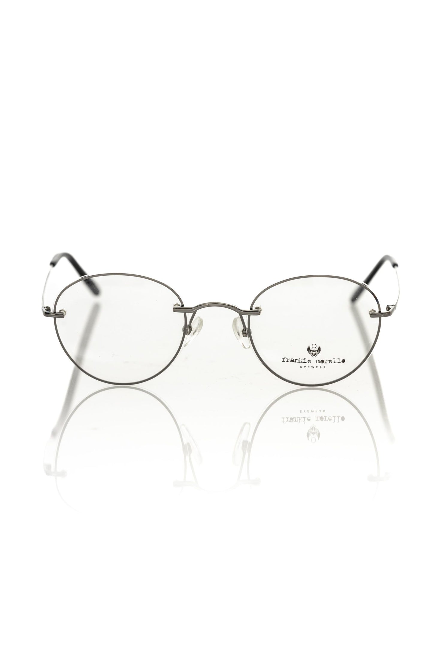 Frankie Morello Gray Metallic Fibre Glasses Frame