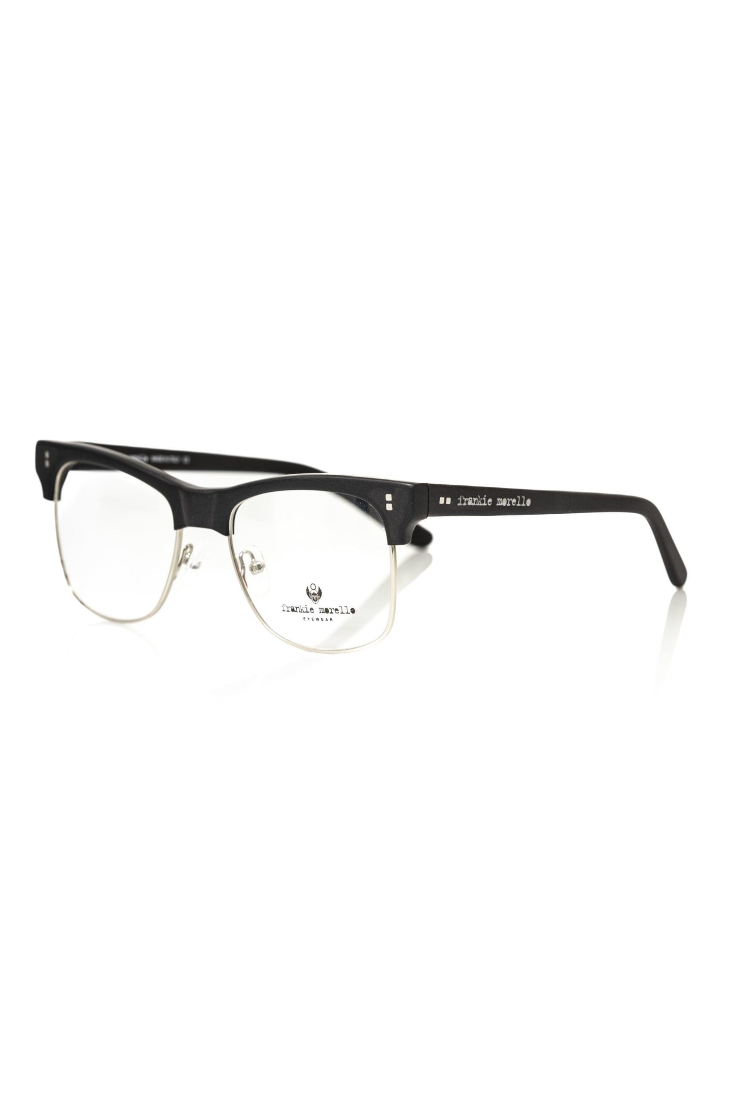 Frankie Morello Black Acetate Glasses Frame