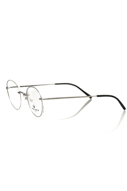 Frankie Morello Silver Metallic Fibre Glasses Frame