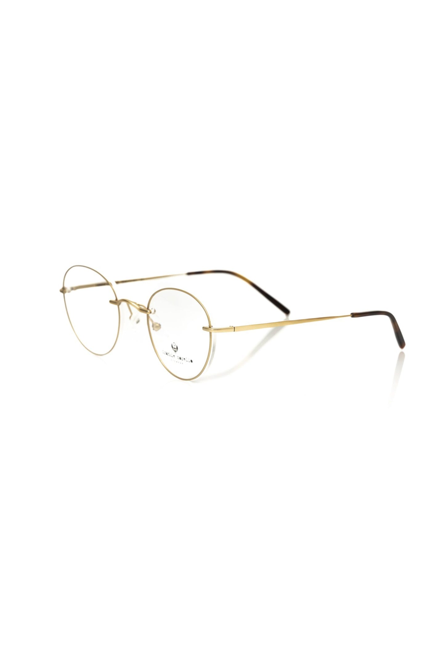 Frankie Morello Gold Metallic Fibre Glasses Frame