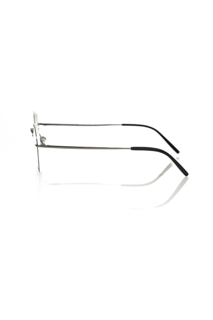 Frankie Morello Gray Metallic Fibre Glasses Frame
