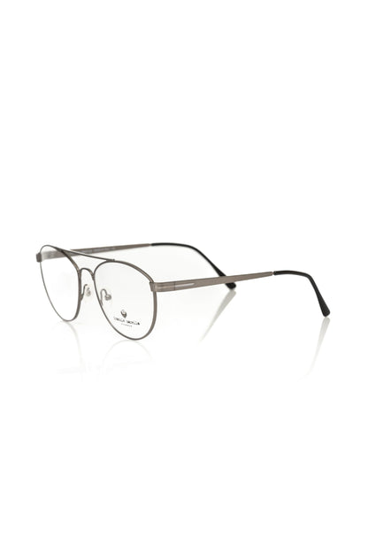 Frankie Morello Gray Metallic Fibre Glasses Frame