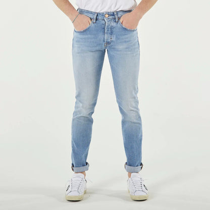 Don The Fuller Blue Cotton Men Jeans