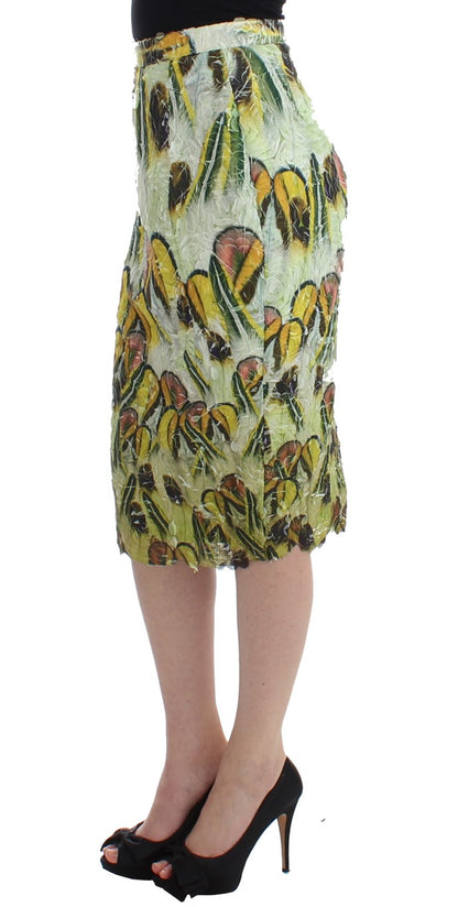 Lanre Da Silva Ajayi Multicolor Organza Pencil Skirt