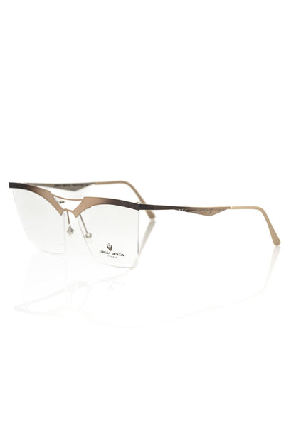 Frankie Morello Gold Metallic Women's Eyeglass Frame