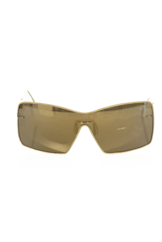 Frankie Morello Gold Metallic Fiber Women's Sunglass