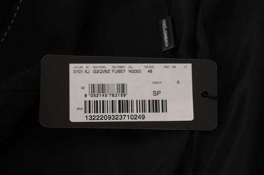 Dolce & Gabbana Black Double Breasted Coat Blazer Jacket