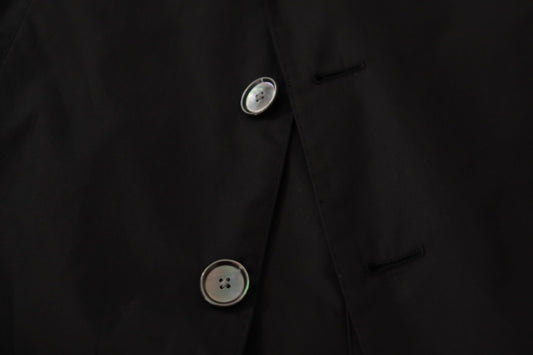 Dolce & Gabbana Black Single Breasted TAORMINA Breasted Blazer