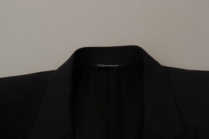 Dolce & Gabbana Dark Blue Single Breasted MARTINI Blazer