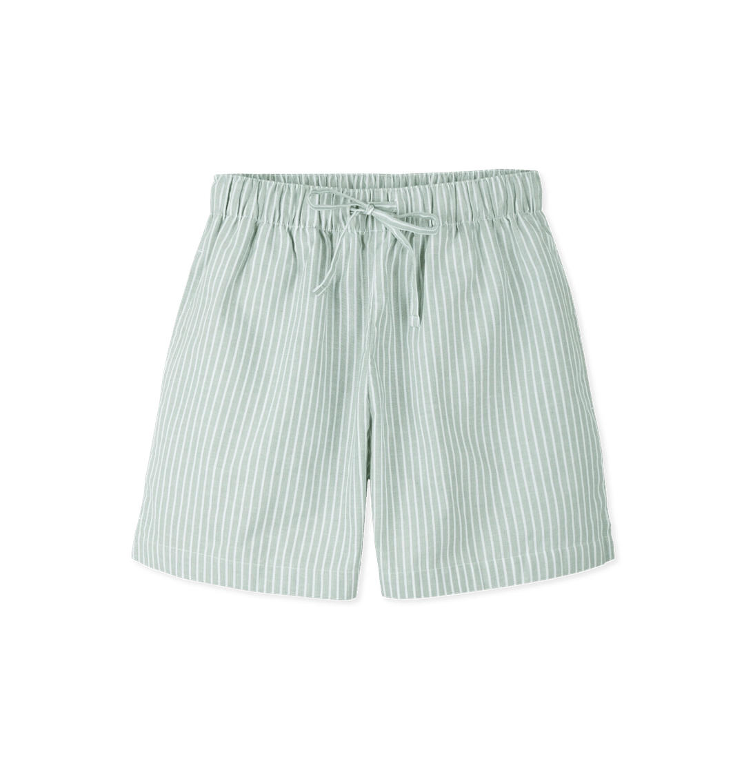 Women's Organic Cotton Pyjama Shorts Evergreen