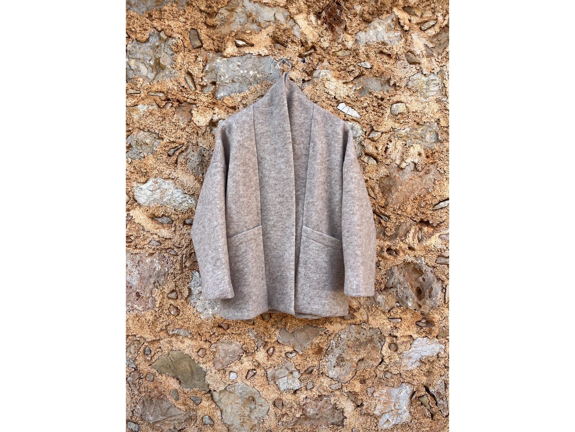 314 Bruc Jacket Organic Wool     Blue