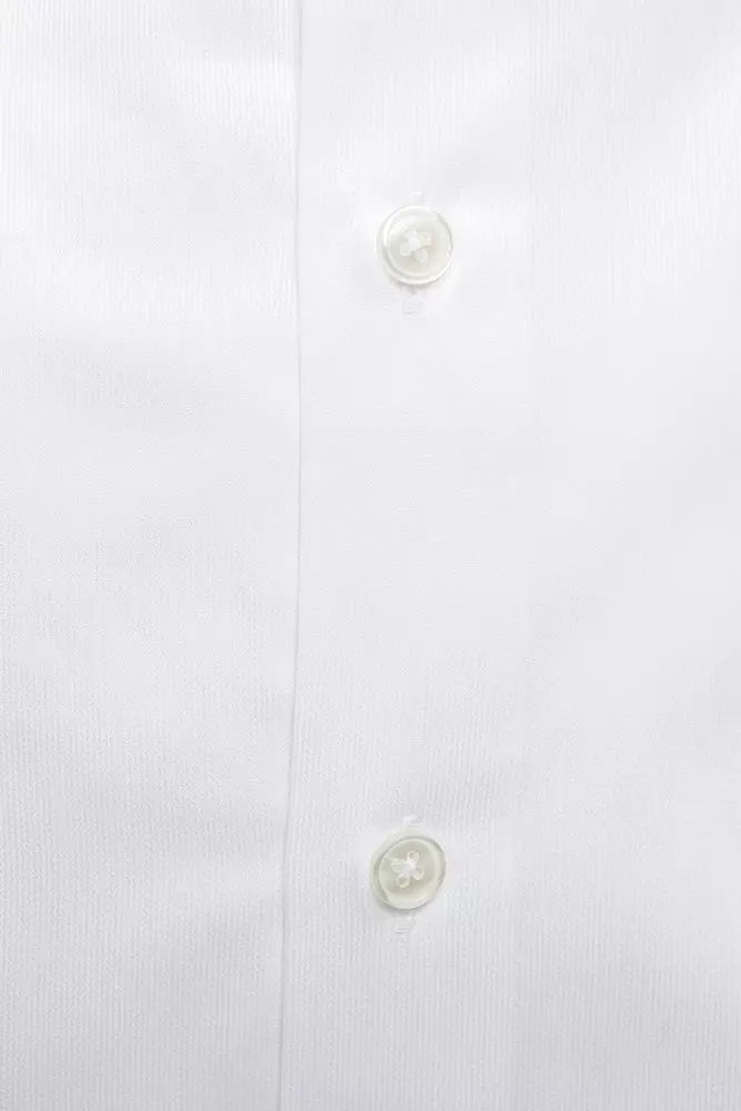 Robert Friedman White Cotton Men's Shirt