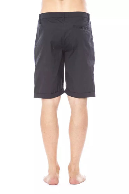 Verri Black Cotton Men's Short