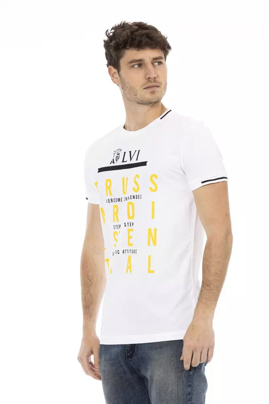 Trussardi Action White Cotton Men's T-Shirt