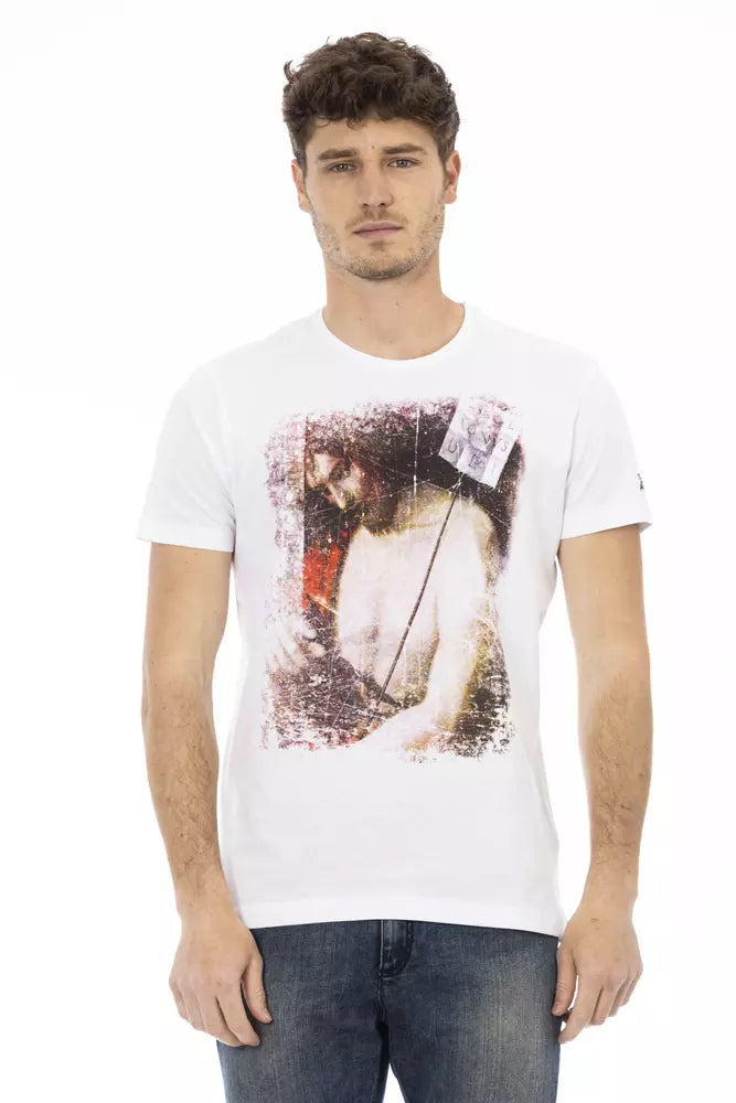 Trussardi Action White Cotton Men's T-Shirt