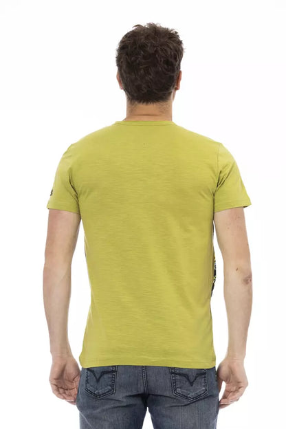 Trussardi Action Green Cotton Men's T-Shirt