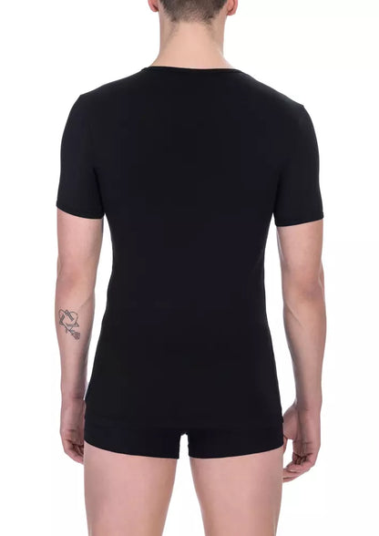 Bikkembergs Black Cotton Men T-Shirt Pack