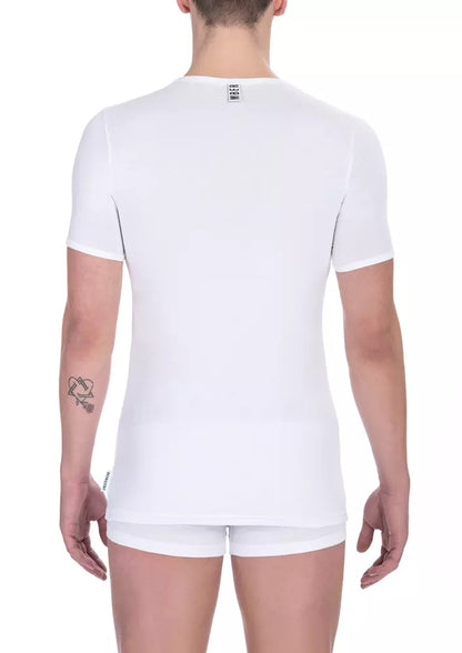 Bikkembergs White Cotton Men T-Shirt Pack