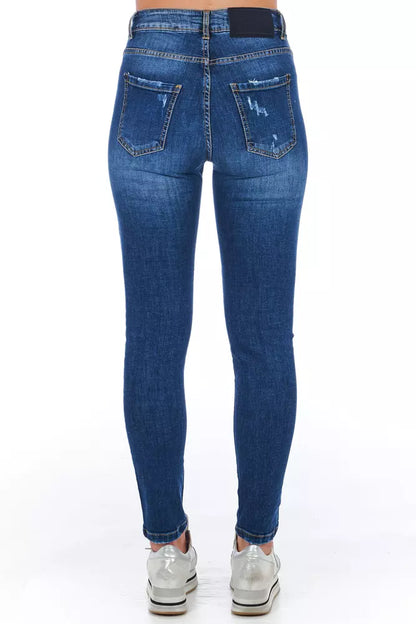 Frankie Morello Blue Denim Women's Jeans